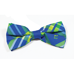 ACP Green Plaid Silk Bow Tie