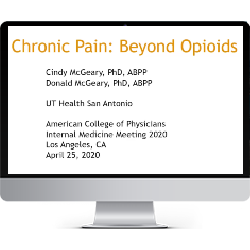 ACP Pain Management:  Chronic Pain: Beyond Opioids