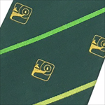 ACP Green Silk Neck Tie