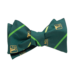 ACP Green Silk Bow Tie