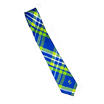 ACP Green Plaid Silk Neck Tie